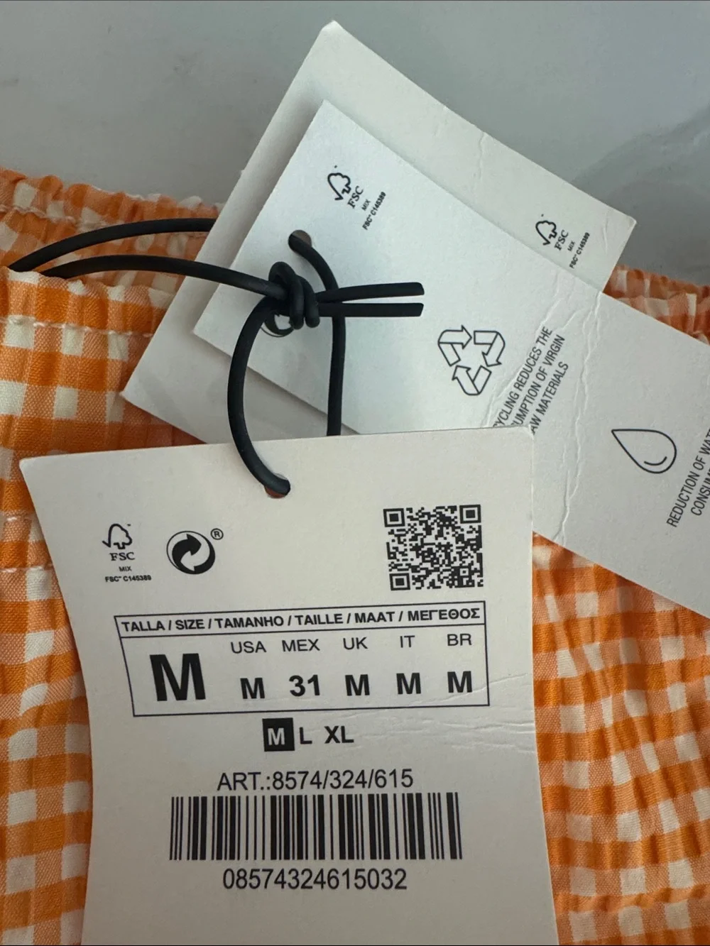 Zara lightweight orange